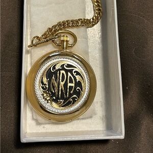 Montana Silversmiths NRA Limited Edition Pocket Watch with Chain